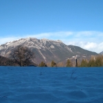 Mingozzi Maria Fabrizia - vista del monte coppolo dai pascoli della baja